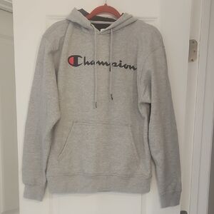 Champion Light Gray Pullover Hoodie